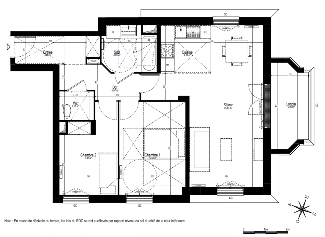 Plan du lot