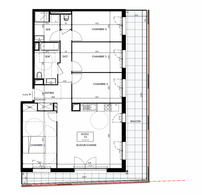 Plan du lot