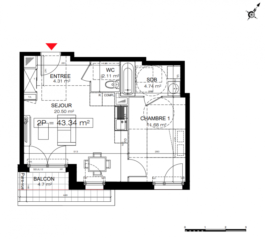 Plan du lot