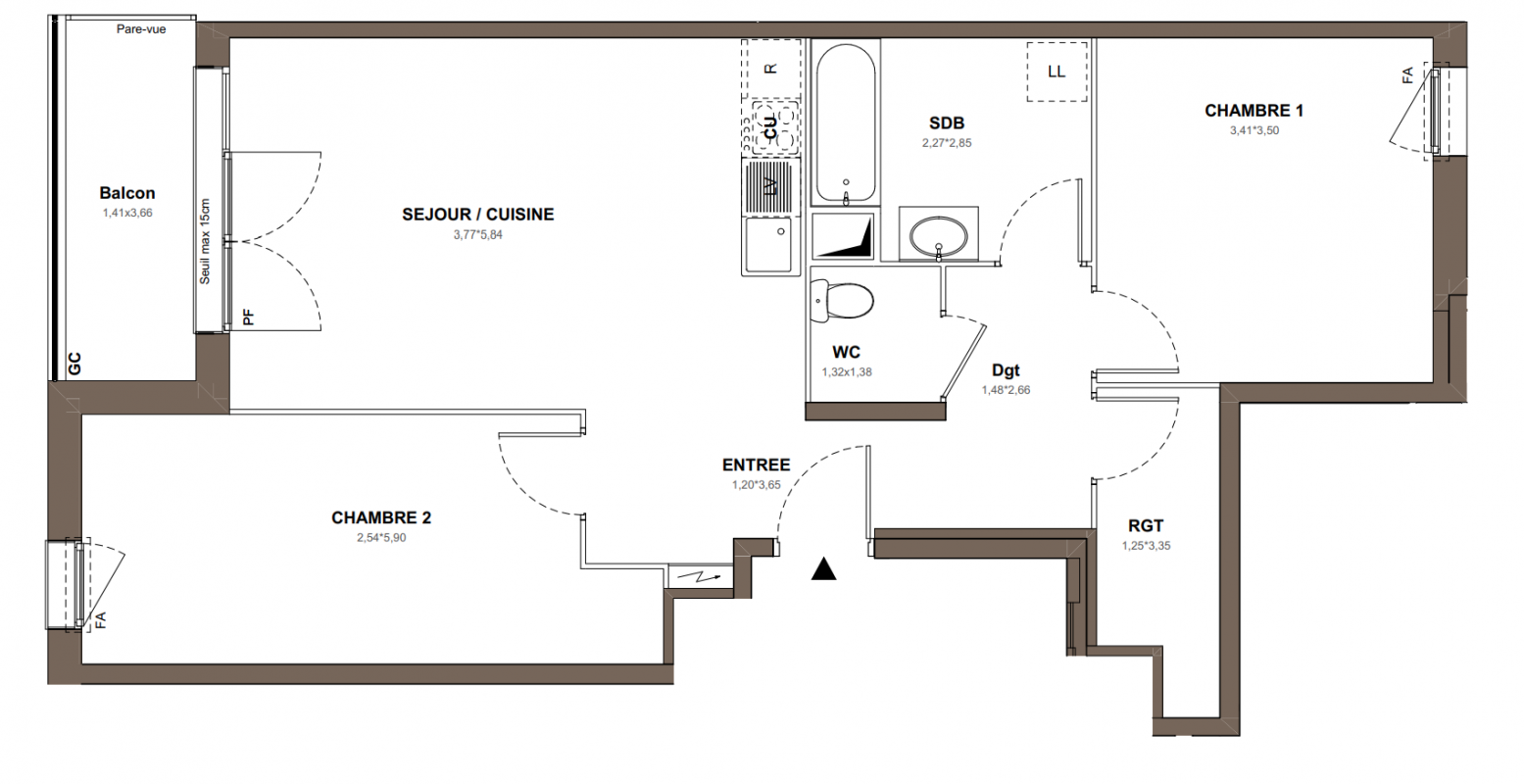 Plan du lot