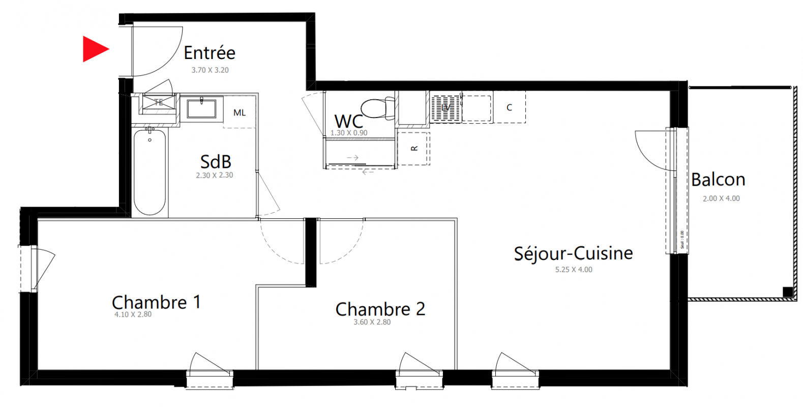 Plan du lot