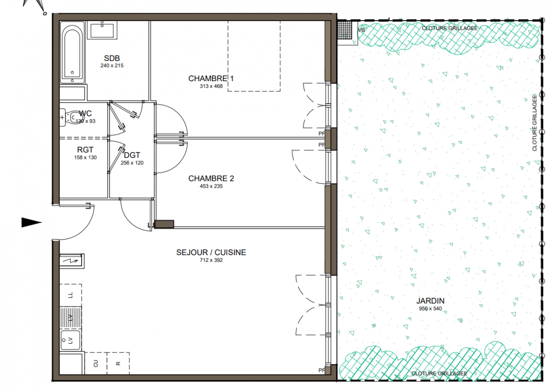 Plan du lot