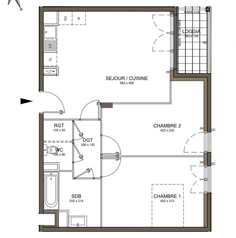 Plan du lot