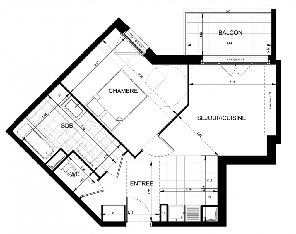 Plan du lot