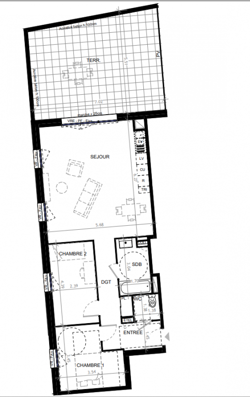 Plan du lot