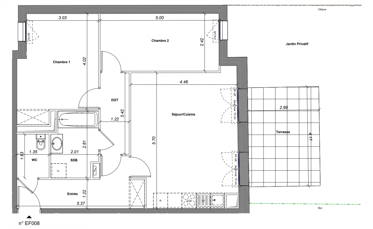Plan du lot