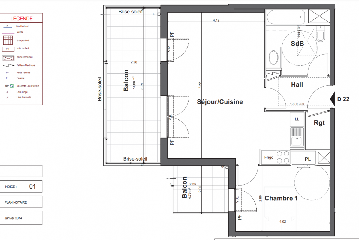 Plan du lot