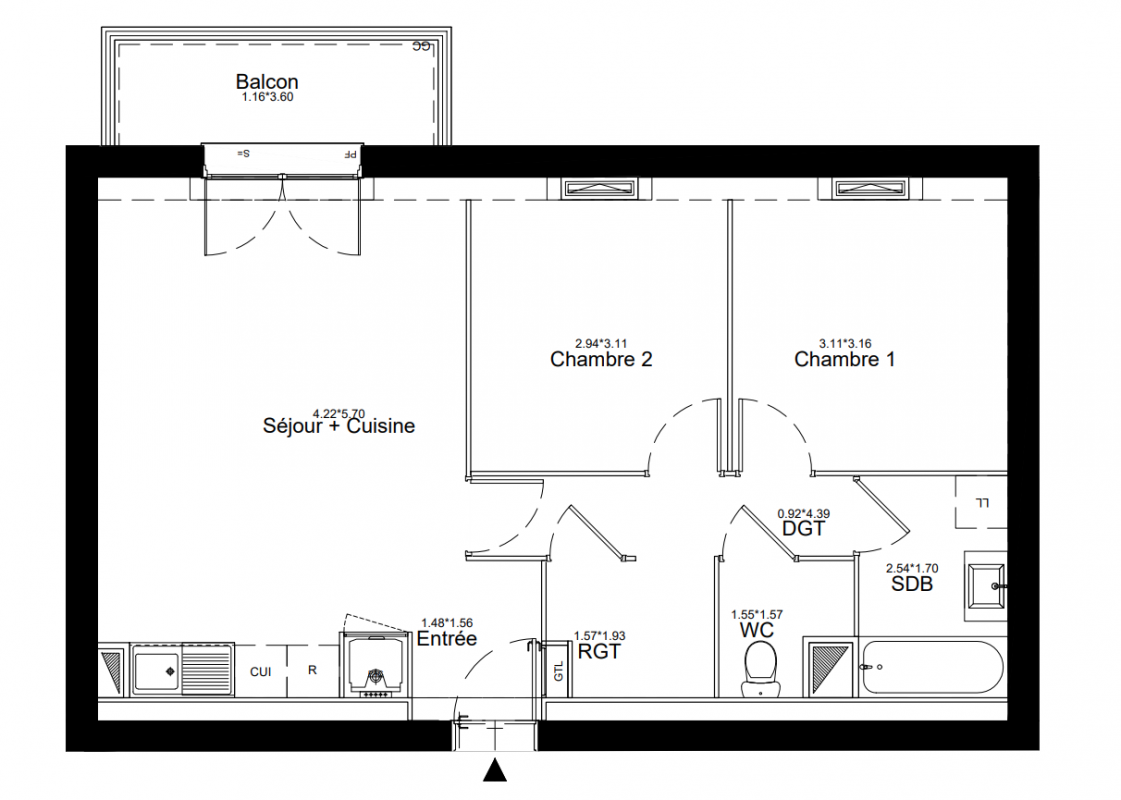 Plan du lot