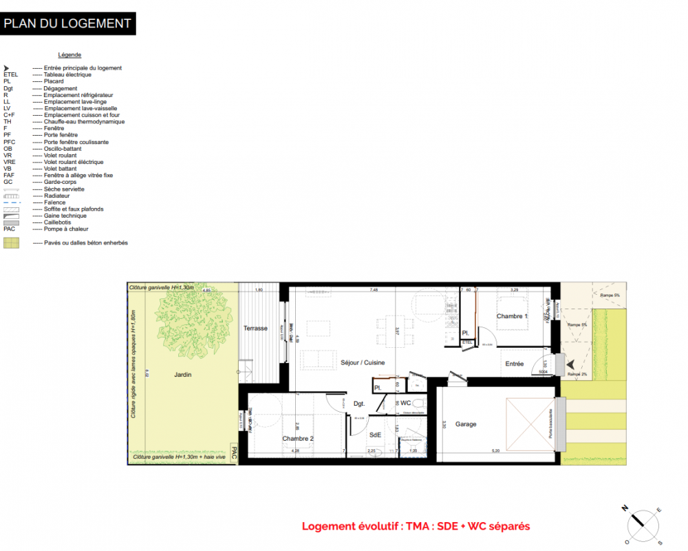 Plan du lot