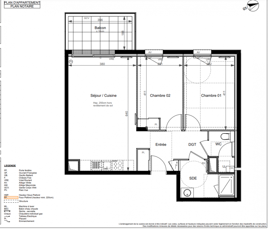 Plan du lot