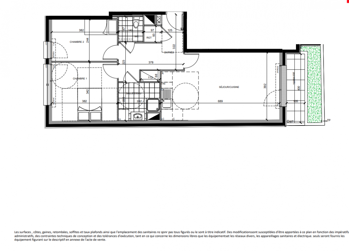 Plan du lot