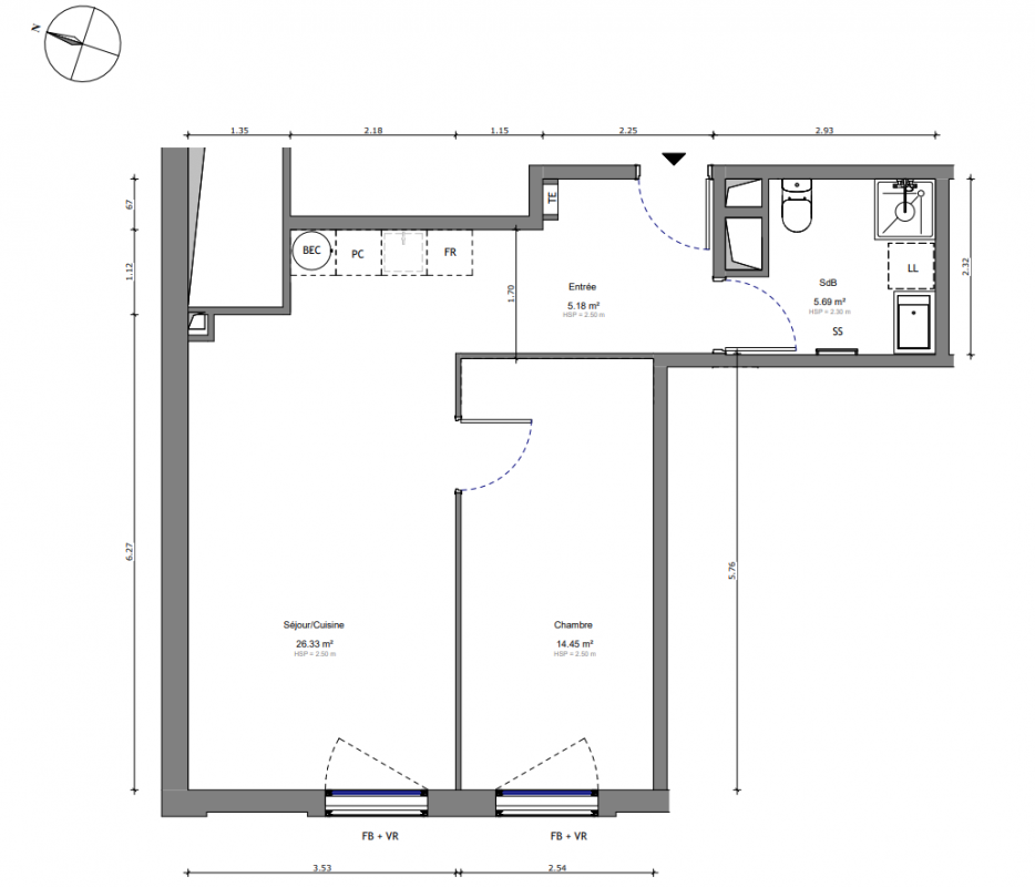 Plan du lot