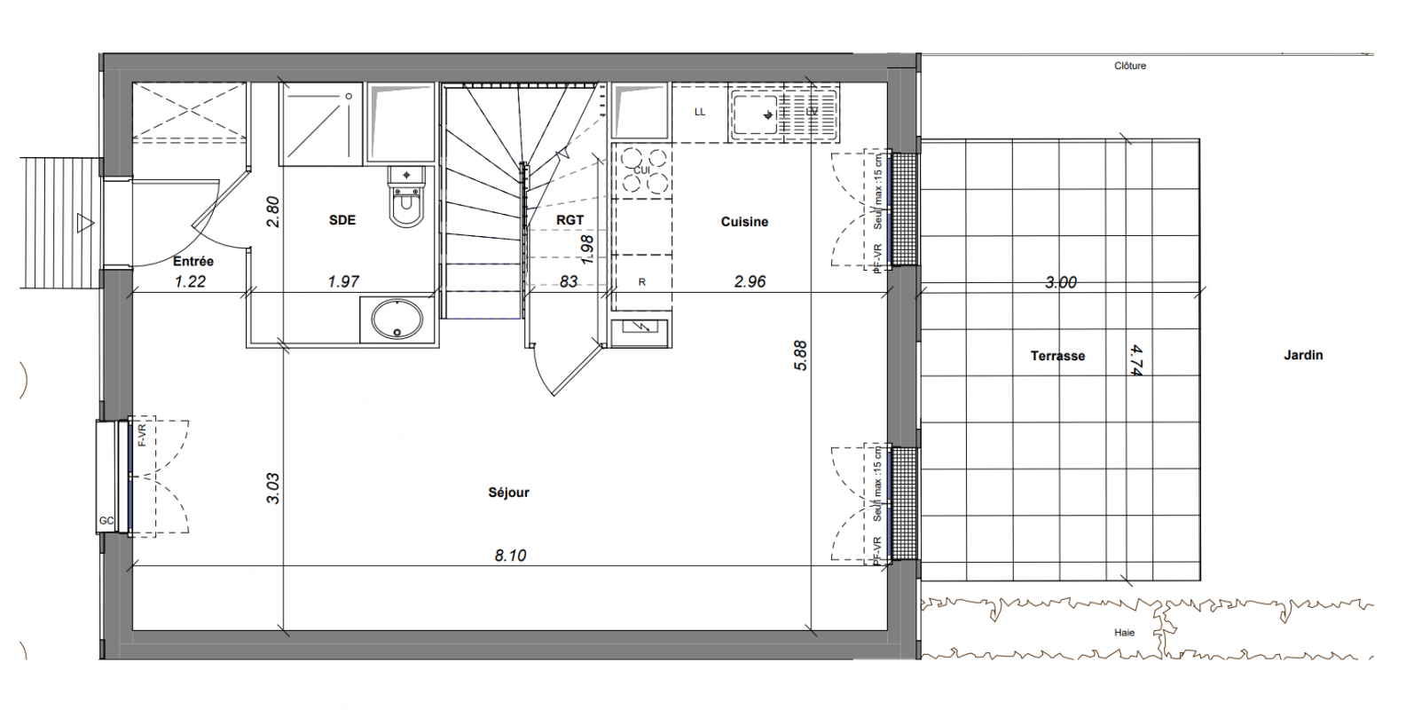 Plan du lot