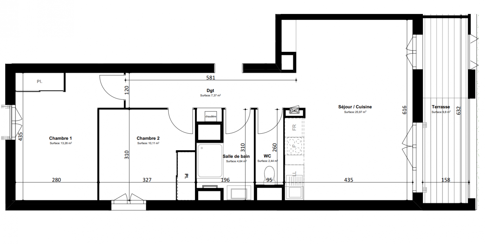 Plan du lot