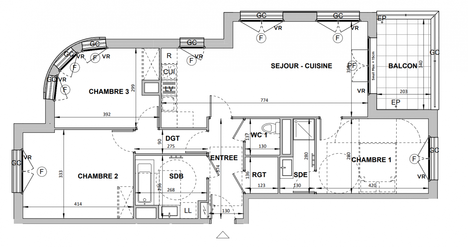 Plan du lot