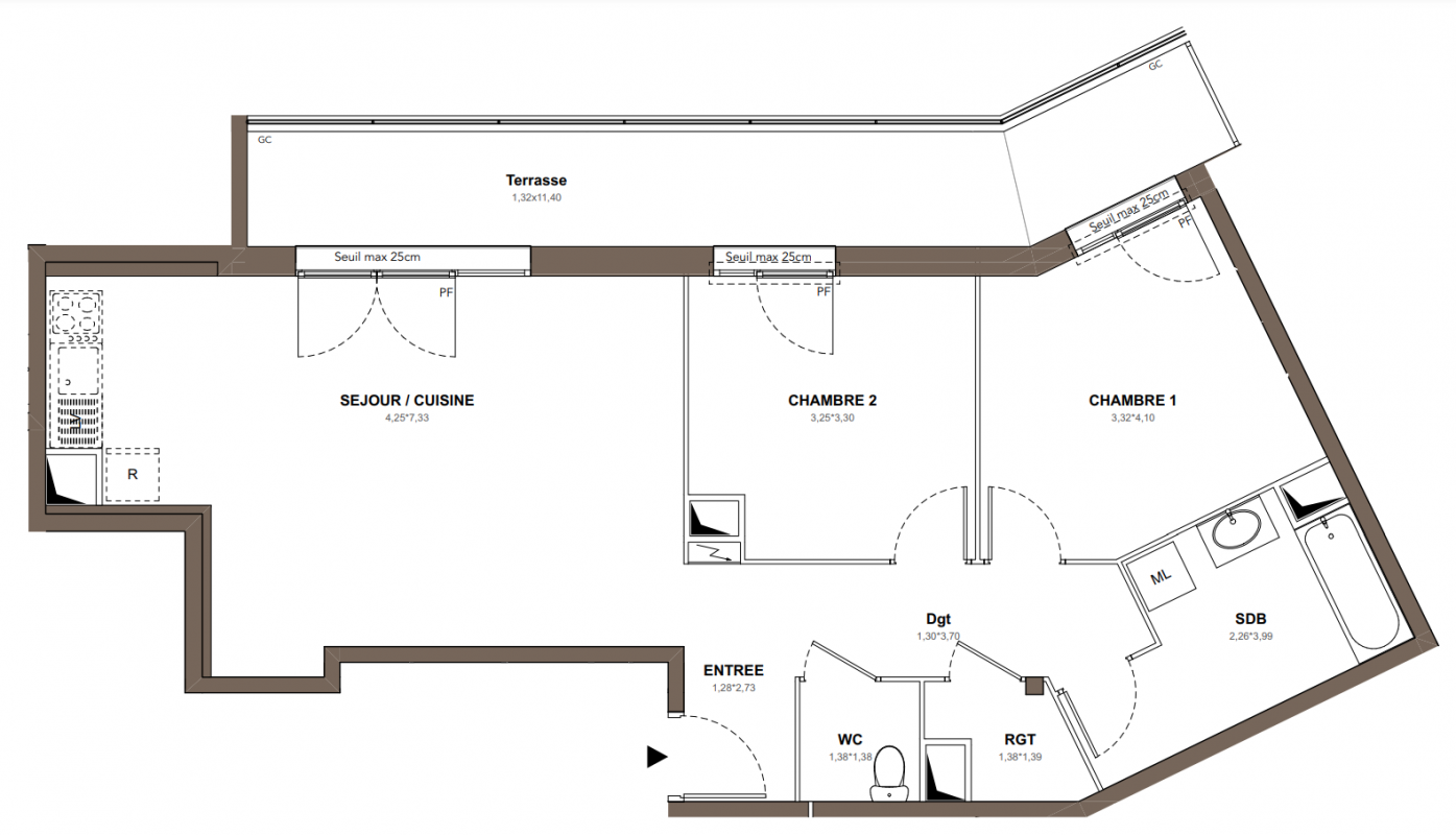 Plan du lot
