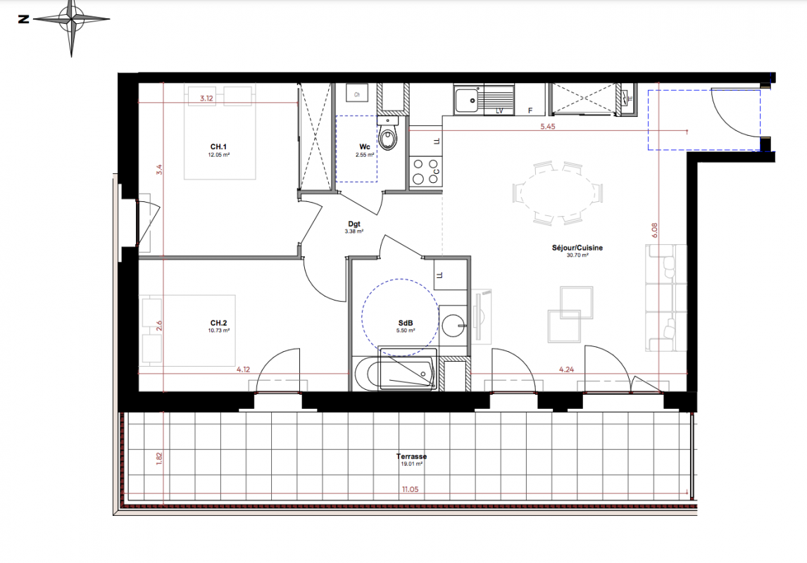 Plan du lot