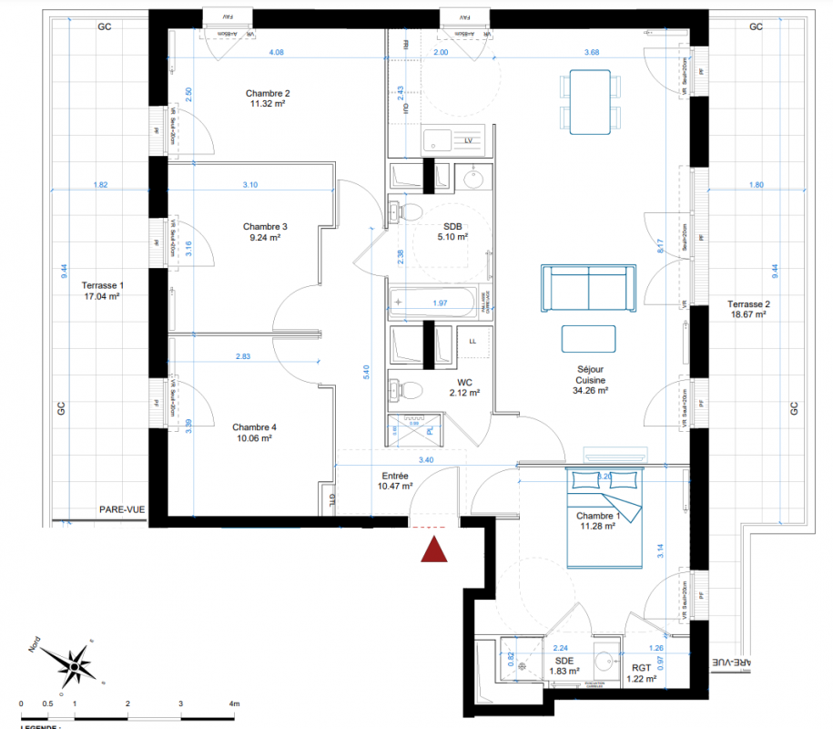 Plan du lot
