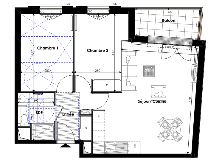 Plan du lot