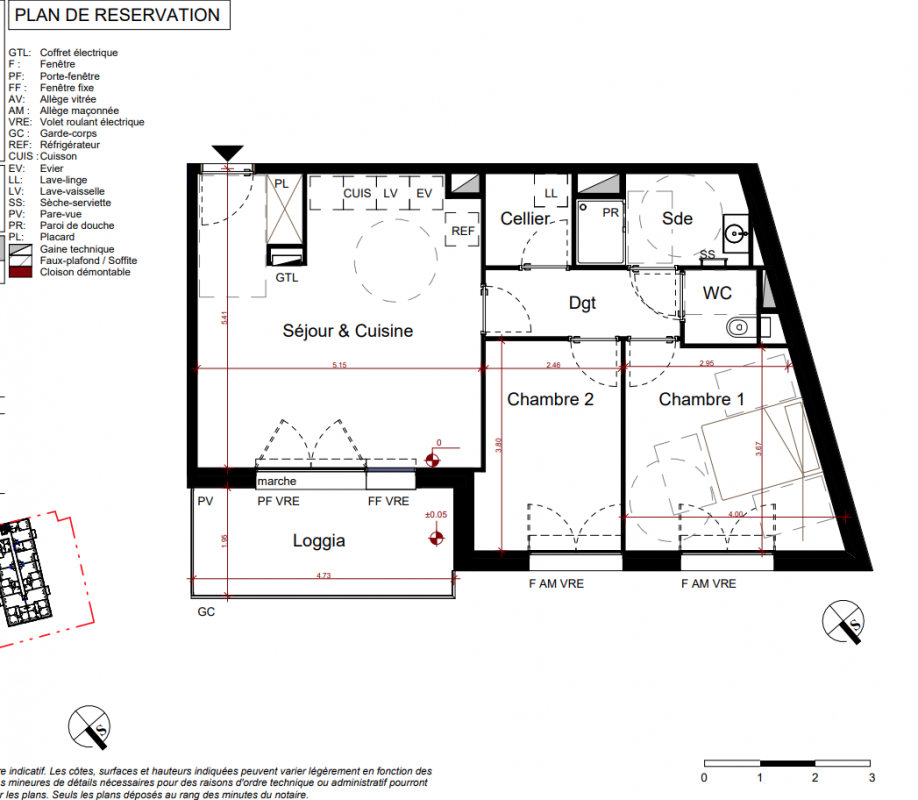 Plan du lot