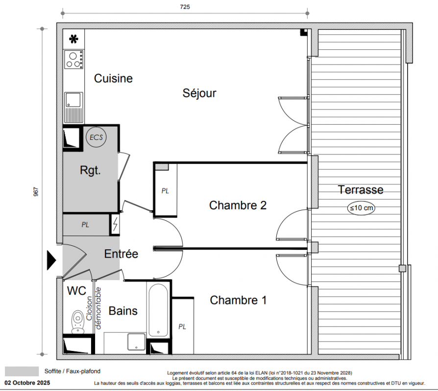 Plan du lot
