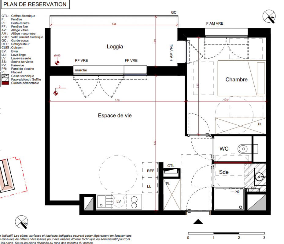 Plan du lot