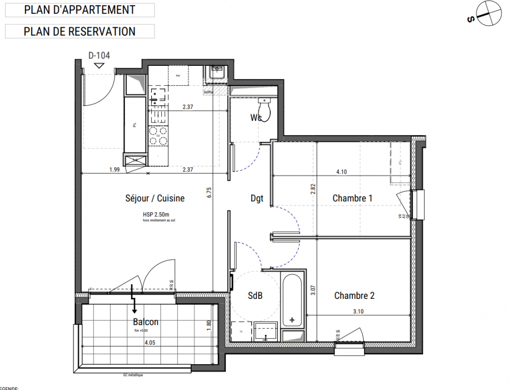 Plan du lot