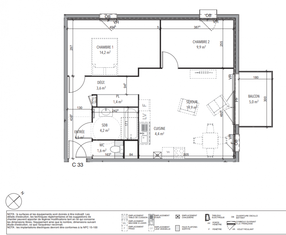 Plan du lot
