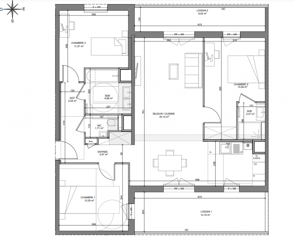 Plan du lot