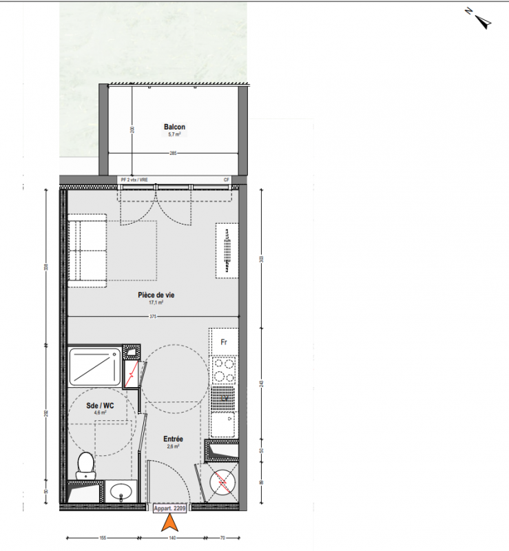 Plan du lot