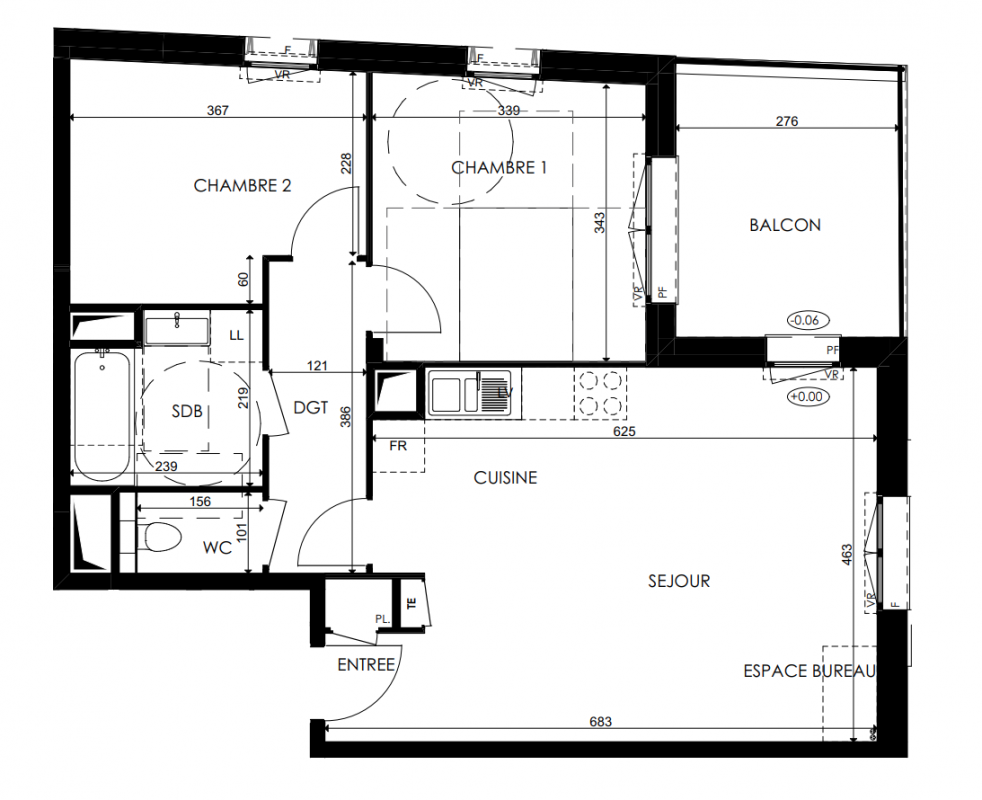Plan du lot