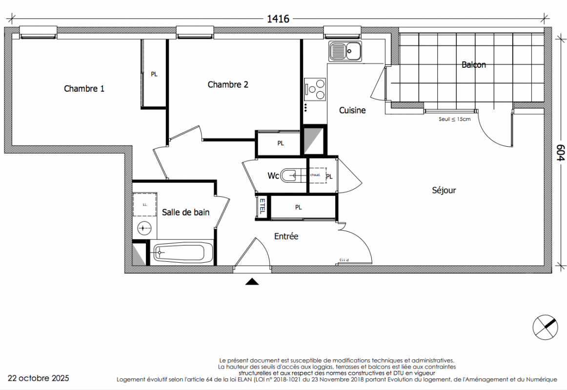 Plan du lot