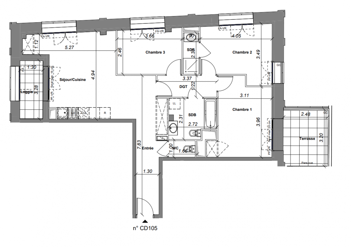 Plan du lot