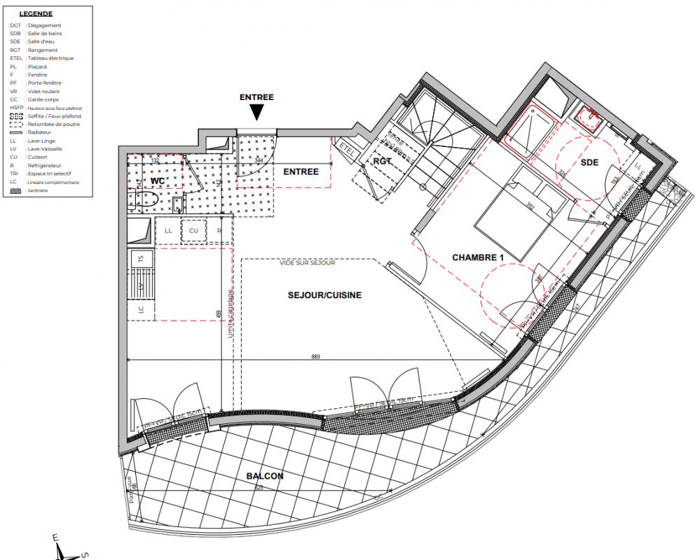 Plan du lot