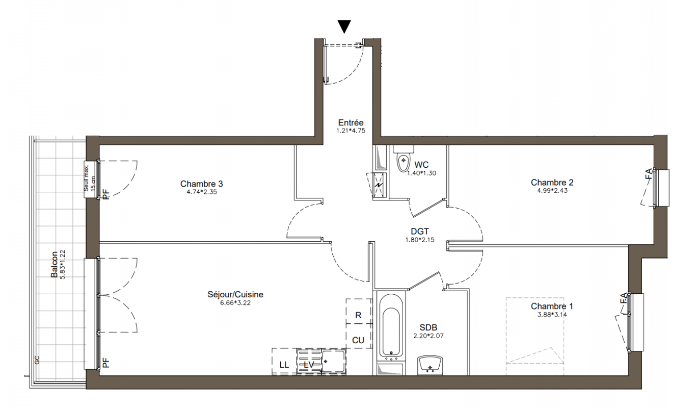 Plan du lot