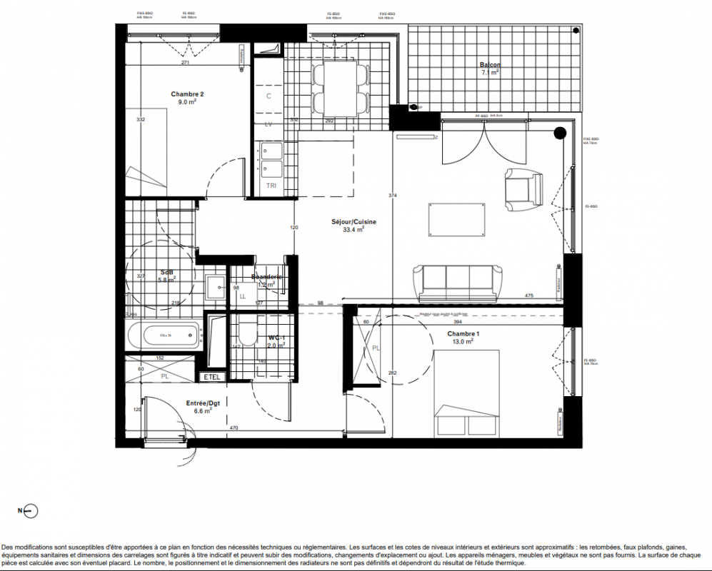 Plan du lot