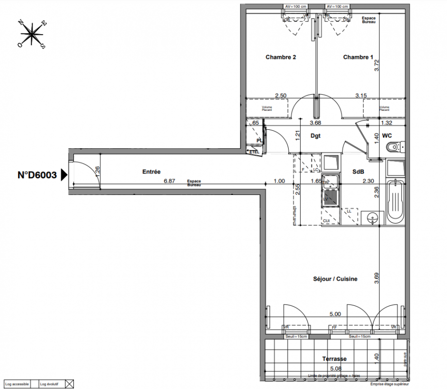 Plan du lot
