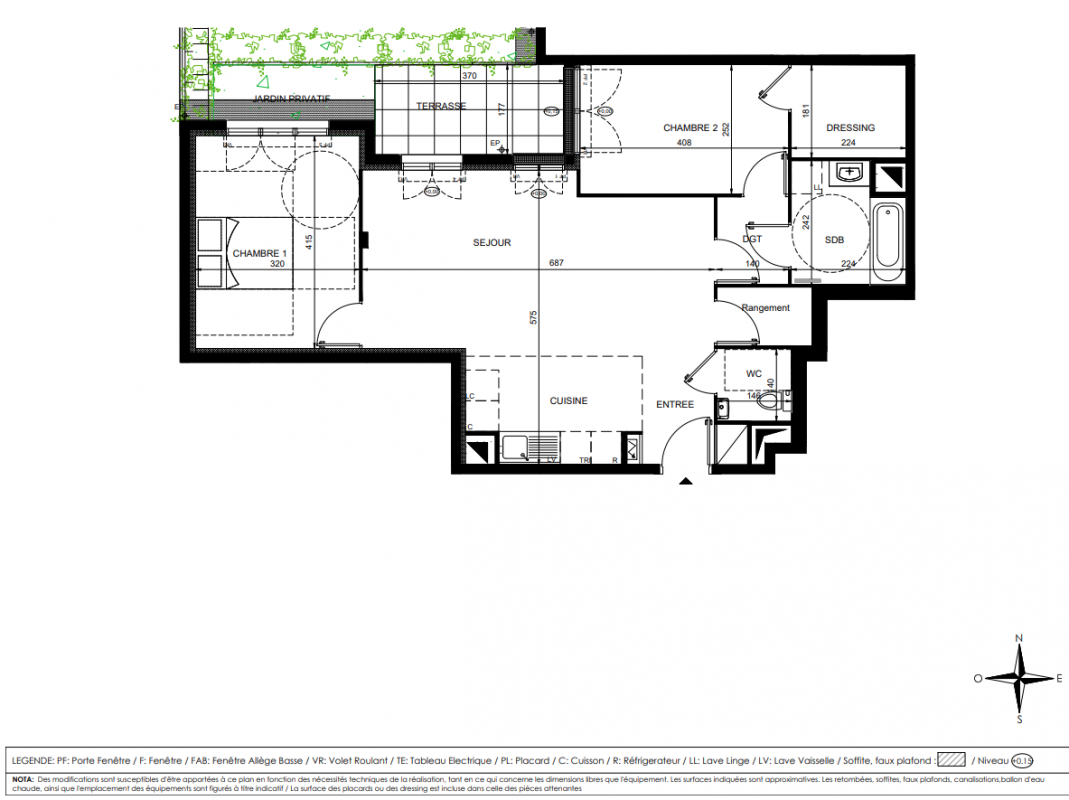 Plan du lot