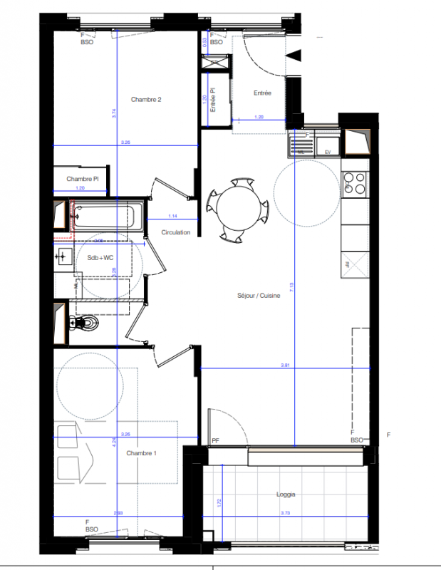 Plan du lot