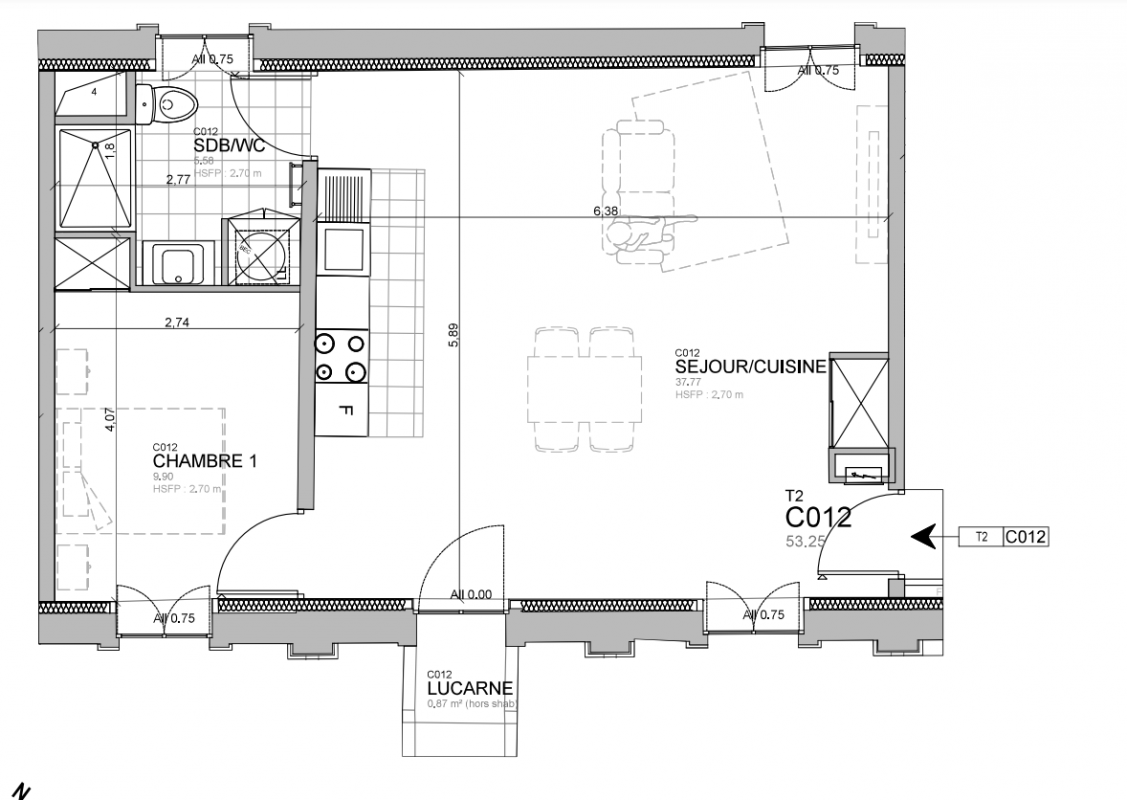 Plan du lot