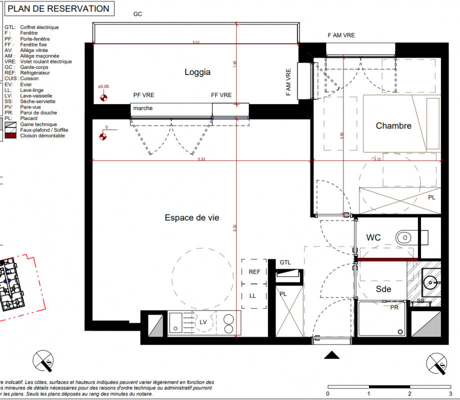 Plan du lot