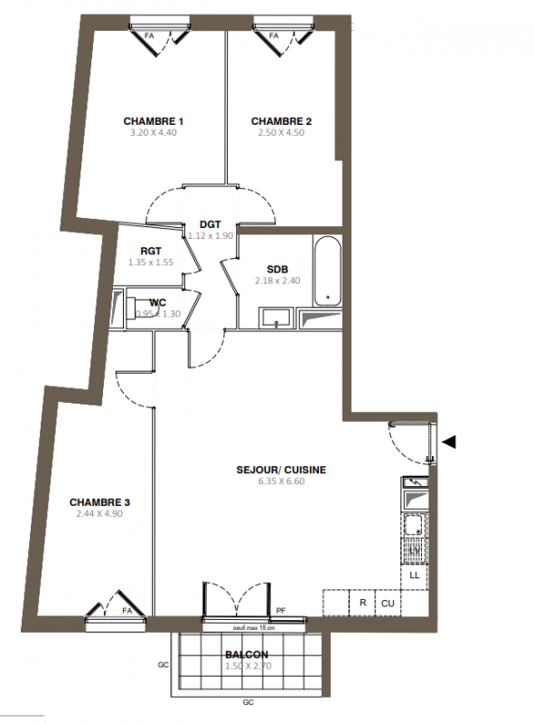 Plan du lot