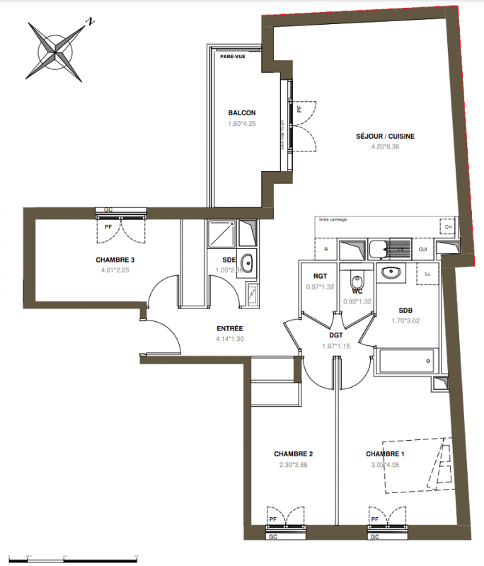 Plan du lot