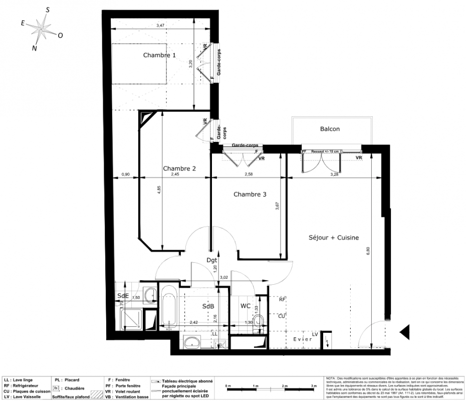 Plan du lot