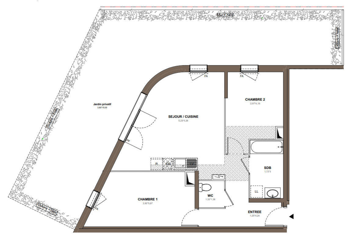 Plan du lot