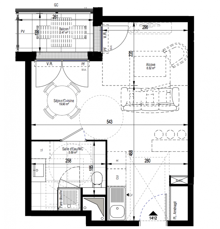 Plan du lot
