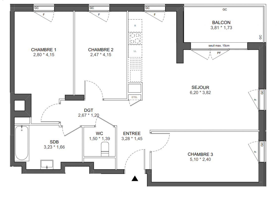 Plan du lot