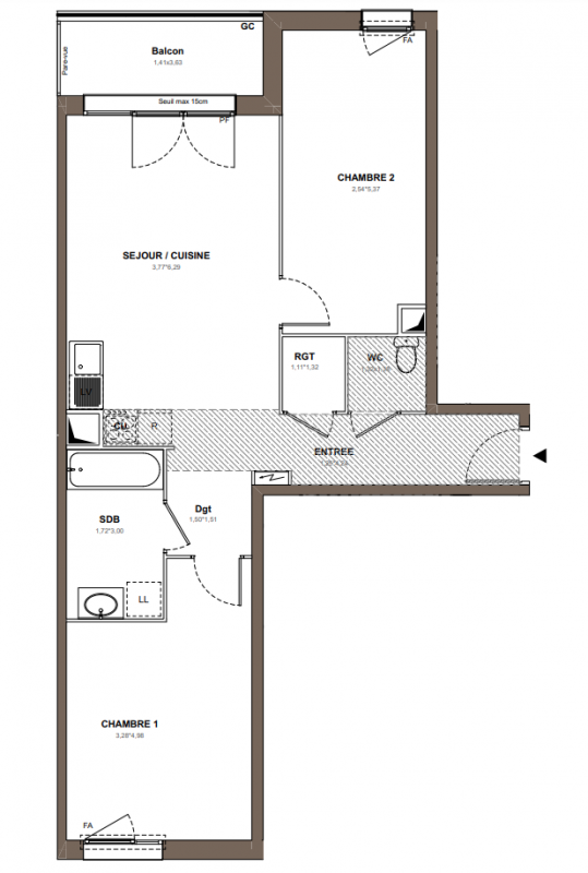 Plan du lot