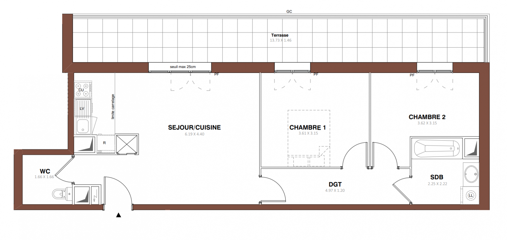 Plan du lot