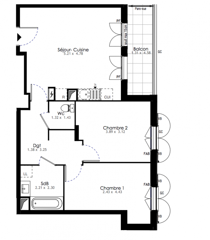 Plan du lot